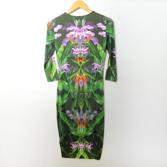 Ted Baker Amberry Paradise Print Midi Dress Size 1 (US 4) - Picture 6 of 10